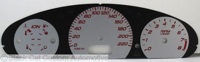 Saturn Ion Silver Gauge Face